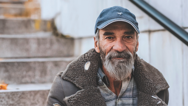 Man Smiling at Camera