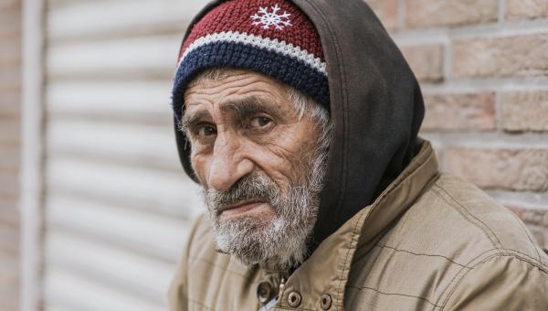 Man Smiling at Camera