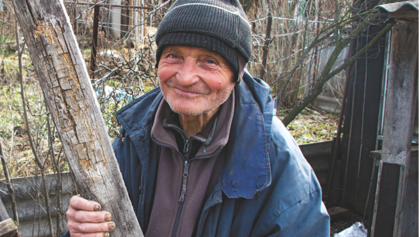 Man Smiling at Camera