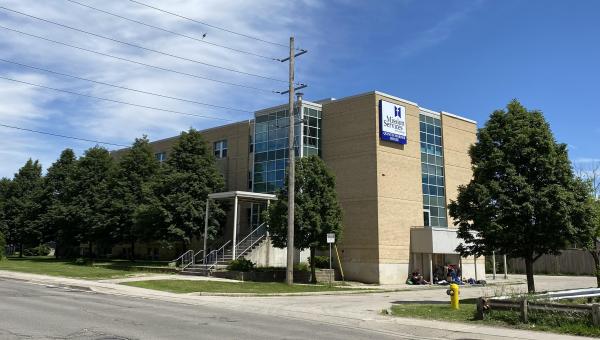 Exterior shot of Quintin Warner House